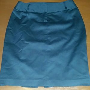 Navy Blue Khaki Skirt